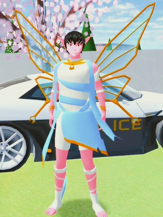 Tiga Yaki stole a police car and drove away.#sakuraschoolsimulator #shortvideo👮🥷