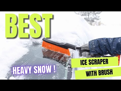 Best Ice Scraper With Brush || Best for Heavy Snow Clearance of Car || Best Ice Scraper for Car 🚗👍