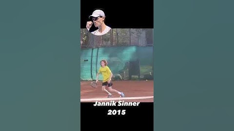 Jannik Sinner training in 2015 (video credit Danilo Pizzorno) 🦊❤️