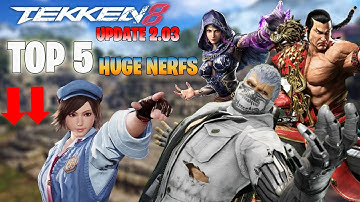 Patch Notes Hit Hard! 5 Biggest Tekken 8 Nerfs in Update 2.03 !