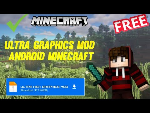 Ultra High Graphics Mod Minecraft In Android Minecraft Graphics Mod Youtube