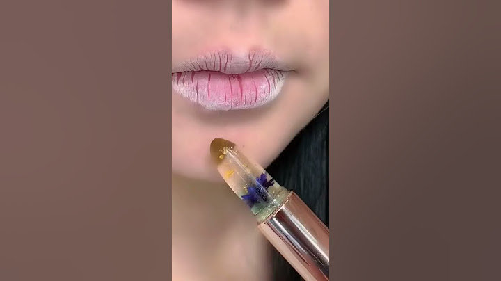 Chinese lipstick tutorial