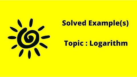 Logarithm - NCERT, ISC, ICSE, CBSE, CA, GCSE, IB, IGCSE, CA - Example #46