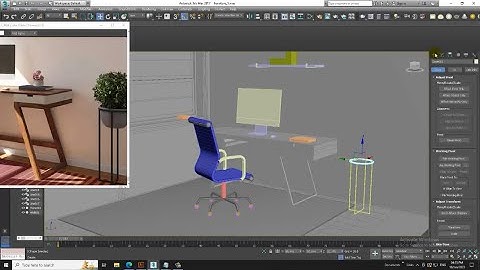3DsMax Tutorials, Learn 3D Modeling a Stylish Furniture from Scratch in 3dsmax ( Part 3)