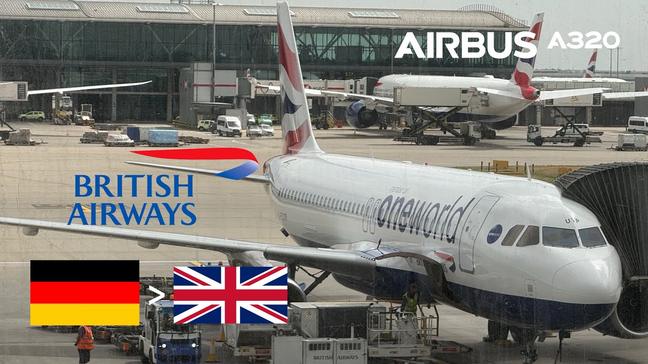 British Airways A320-200 ECONOMY Class (Euro Traveller) | Frankfurt 🇩🇪 to London 🇬🇧 | Trip Report