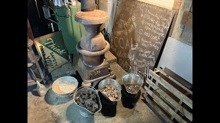 How to Burn Anthracite Coal in Pot Belly Stove (Pt.1 Lighting)