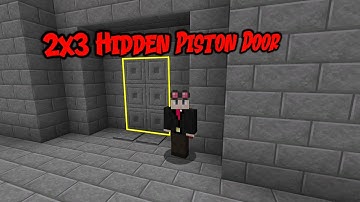 2x3 hidden piston door guide