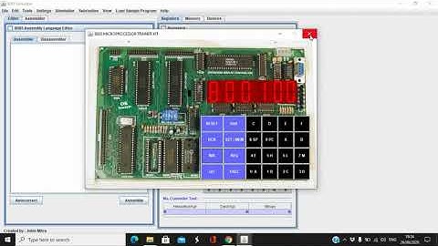 JUBIN 8085 simulator introduction