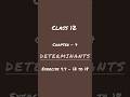 Class 12|Chapter 4|Exercise 4.4- 12 to 18(part 2)| Math | Determinants #class12#maths #determinants