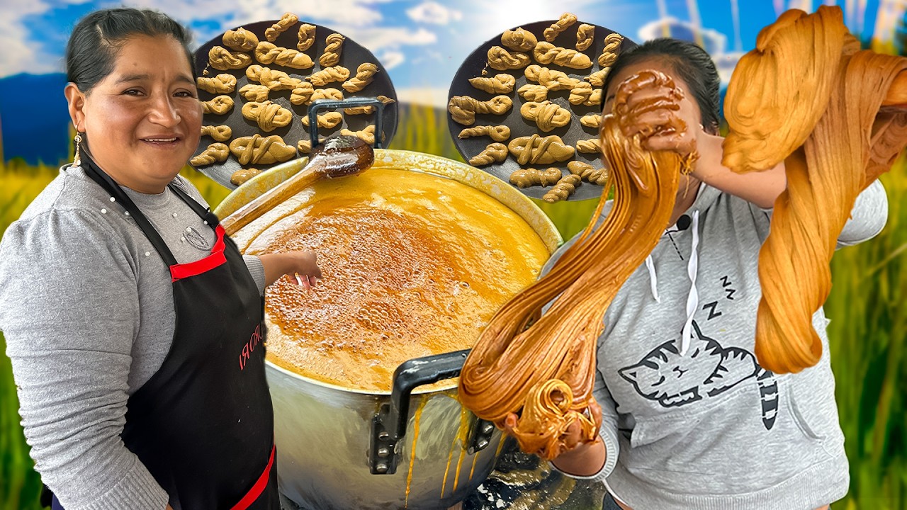 Alfeñiques (MELCOCHAS) tradicionales, la golosina de nuestra infancia