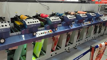 350-8 Narrow web Flexographic printing machine