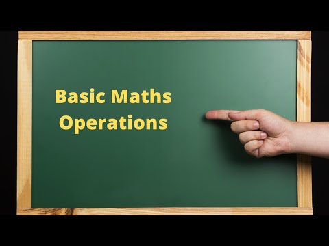 Basic Maths Operations - YouTube