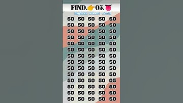 Find 👉 05 🤔 odd number puzzle 🧩 iq test 🧠 math reasoning and #mathematicspuzzles #iq #mathspuzzle