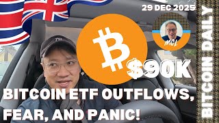 BITCOIN ETF OUTFLOWS FEAR AND PANIC FUD - Bitcoin Daily 29th December 2025