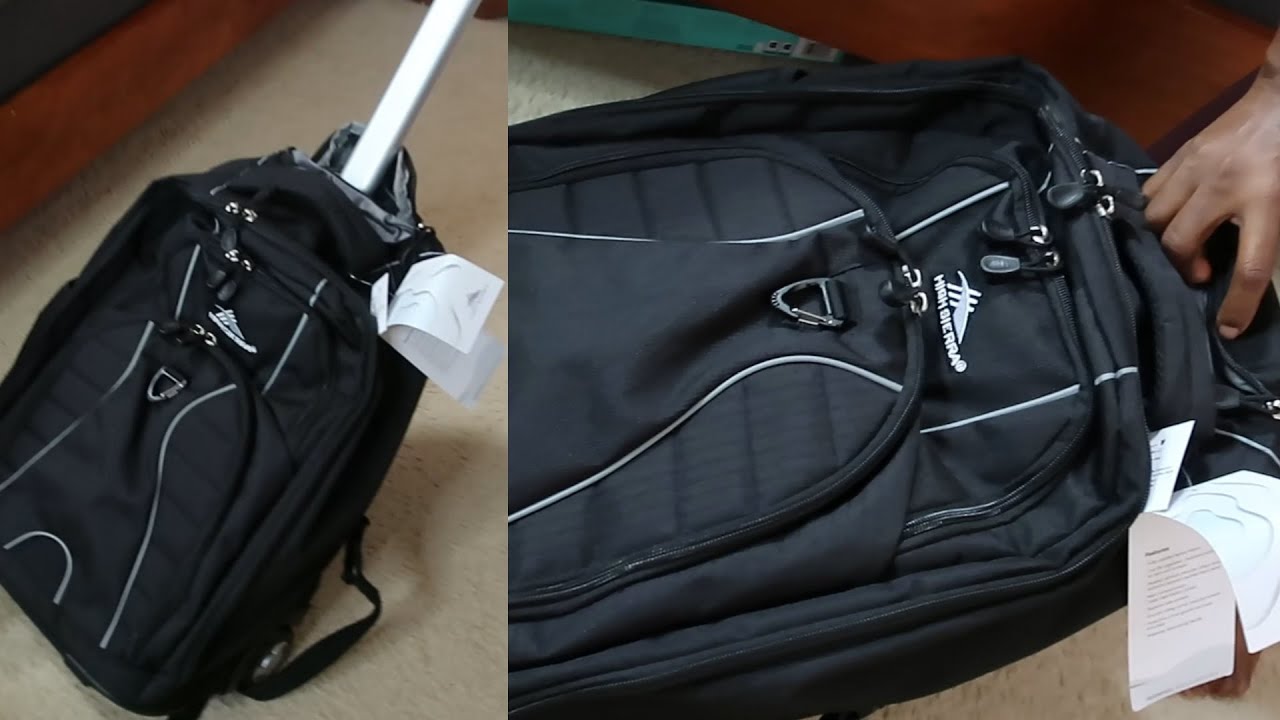 High Sierra Backback with Wheels Review