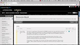 MAT 125 Blackboard Orientation 2