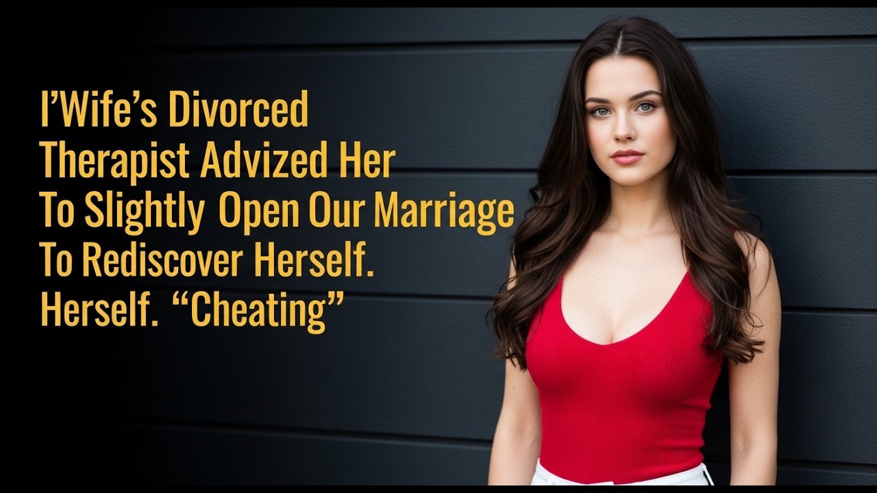 Wife's Divorced Therapist Advised her To Slightly Open Our Marriage To Rediscover Herself. Cheating