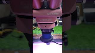 testing the mos300 microscope #experiment #gadget