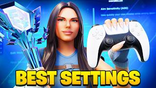 *NEW* Best Controller Settings + Sensitivity For Fortnite Chapter 7! (PS4/PS5/ХBOX/PC) Guide