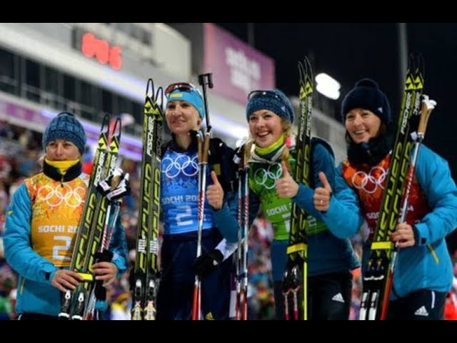 Олимпиада 2014 в Сочи, масс-старт по биатлону, женщины онлайн