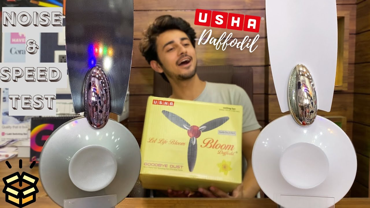 USHA Bloom Daffodil Ceiling Fan Unboxing & Review | Usha Designer Ceiling Fan | Electrical Unboxing