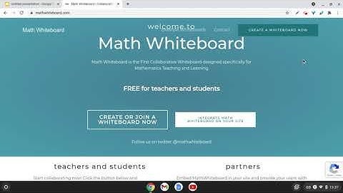 Math Whiteboard Overview