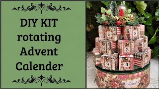 Details DIY KIT Rotating Advent Calender Guide