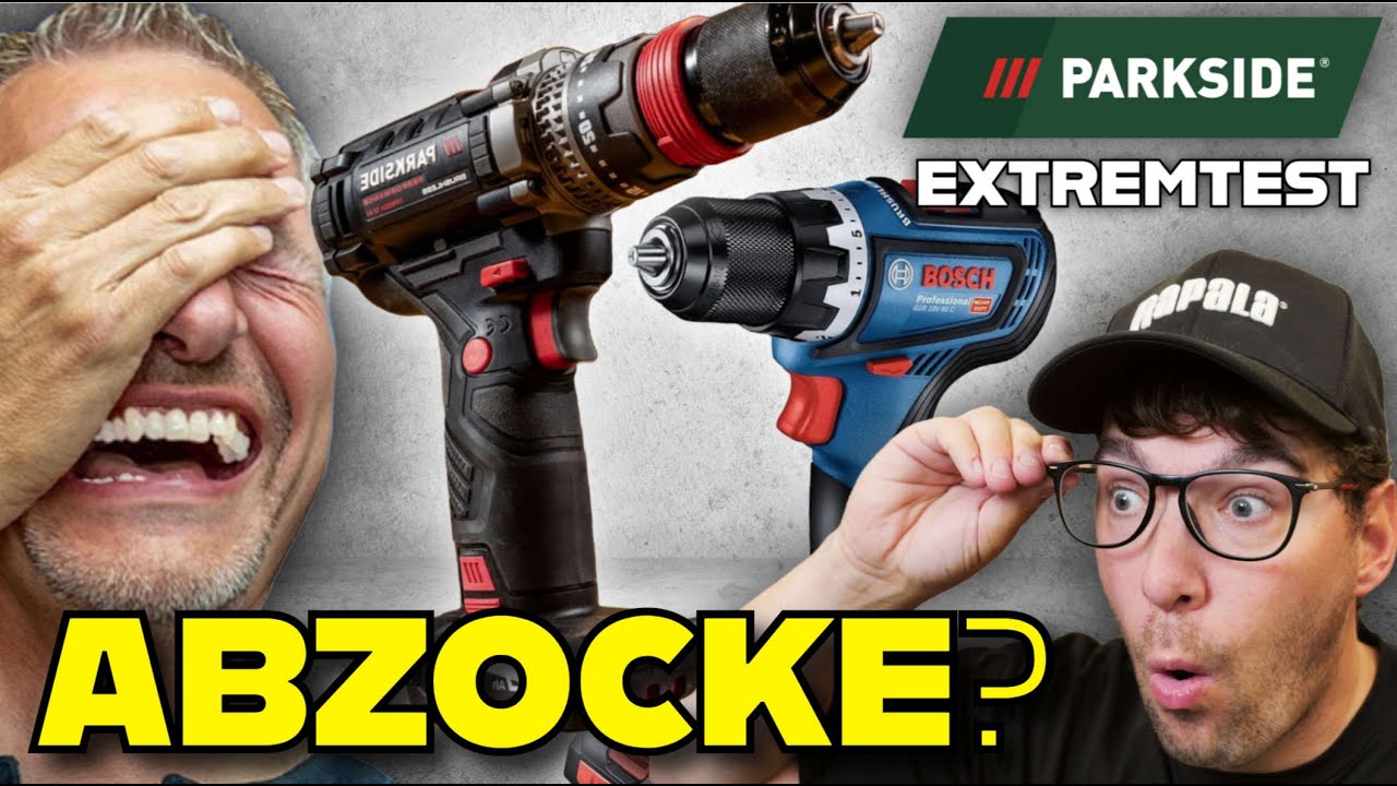 Bauforum24 AKKUSCHRAUBER - PARKSIDE VS BOSCH im Härtetest, ist er WIRKLICH so STARK?  I MrHandwerk
