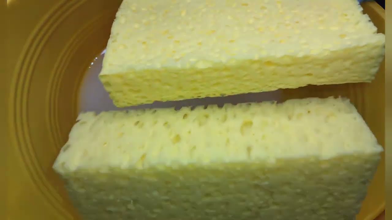 asmr kleansponge Dettol sponge squeeze