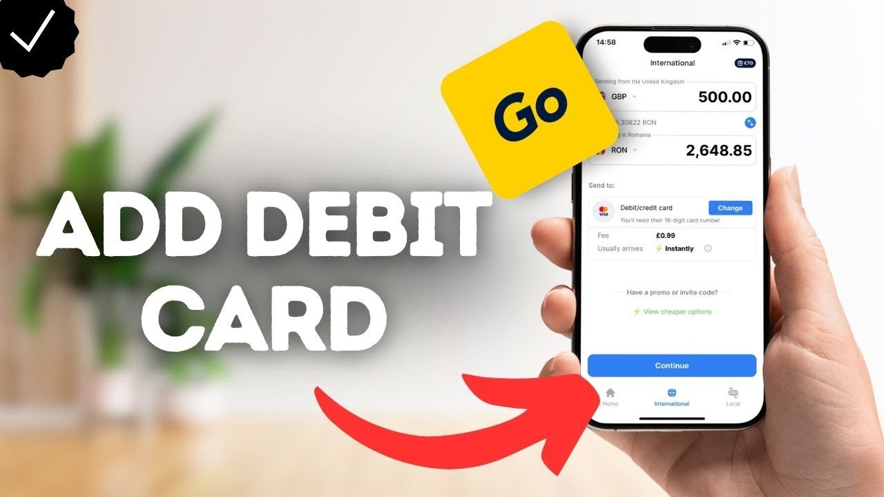 How To Add Debit Card On TransferGO? - YouTube