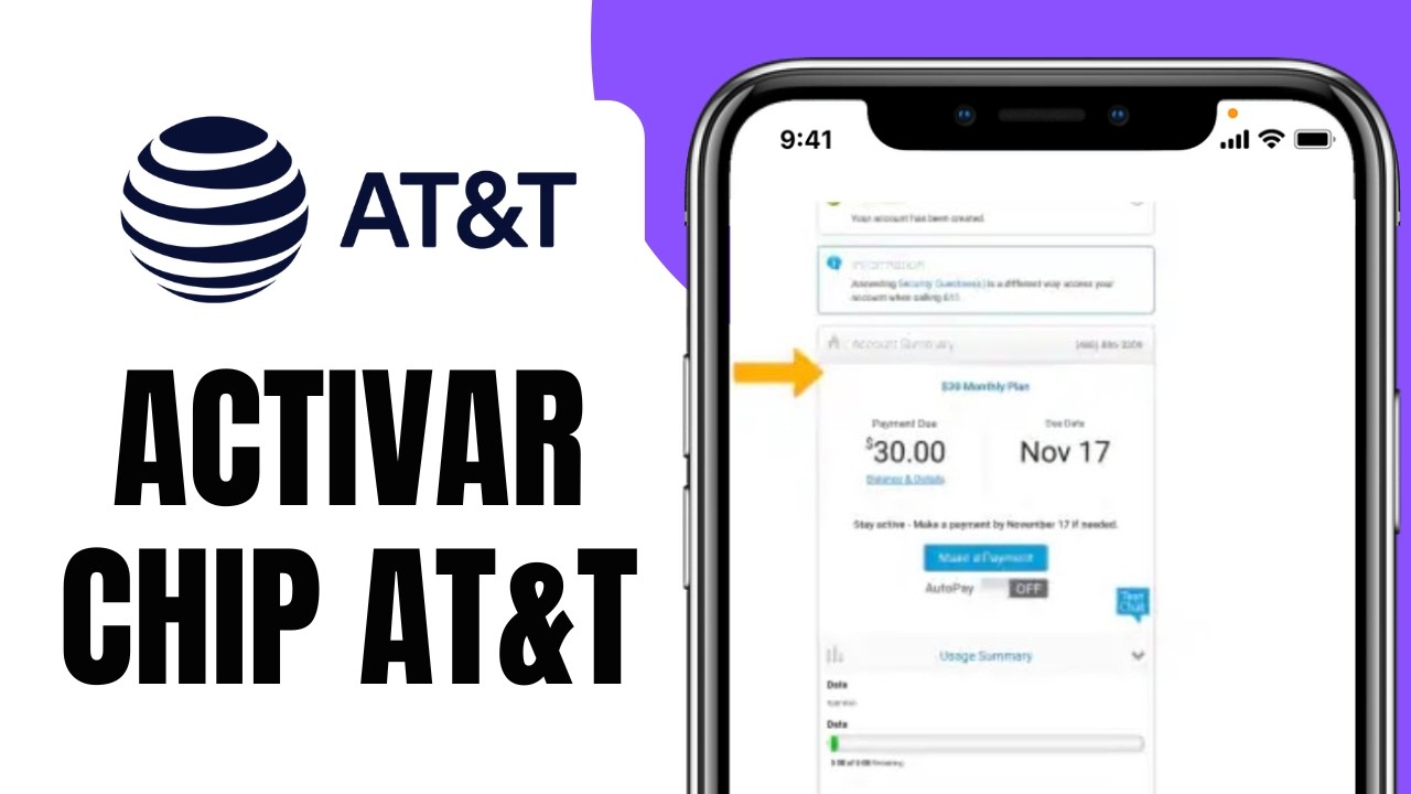 Cómo ACTIVAR Chip AT&T - YouTube