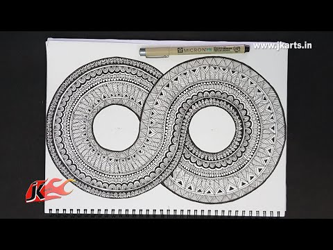 Infinity mandala | Start to finish | JK Arts 1763