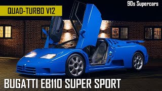 BUGATTI EB110 SS: The 612 HP, QUAD-TURBO V12 Legend (Only 33 Ever Built)