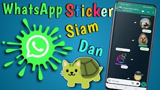 WhatsApp Sticker Siam Dan | How To Make Whatsapp Sticker SIMPLE AND EASY STEP😍 | screenshot 5