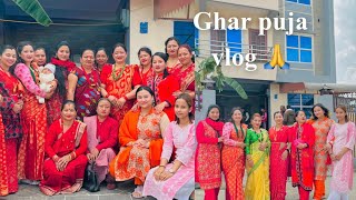 GHAR PUJA VLOG 🙏🕉️ || FAMILY GET TOGETHER ❤️