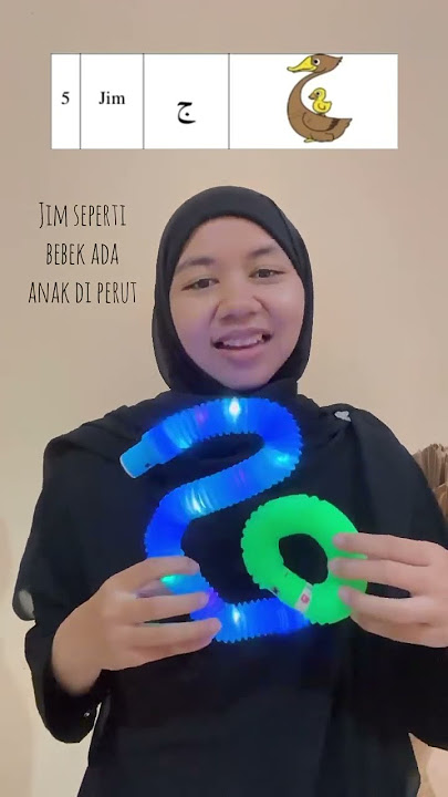 Belajar bentuk huruf hijaiyah dengan pop light #paud #huruf #lagupaud #poplight #hurufhijaiyah