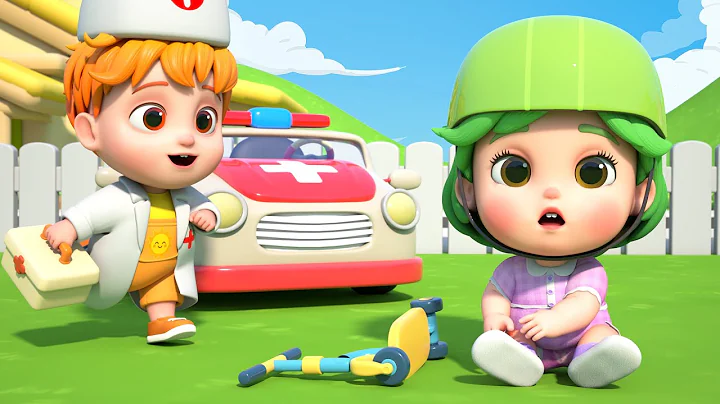 Wheels On the Ambulance + Boo Boo Song | BomBoo Kids Songs & Nursery Rhymes