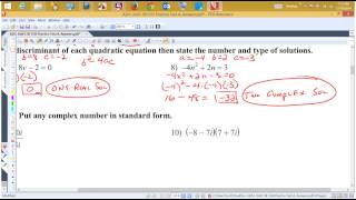 Morgan.WSD.Algebra2: A2H Unit 7 Practice Test Answers