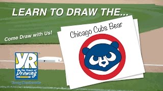 How to draw the chicago cubs bear logo ...