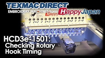 Troubleshooting Your HCD3e-1501: Checking Rotary Hook Timing