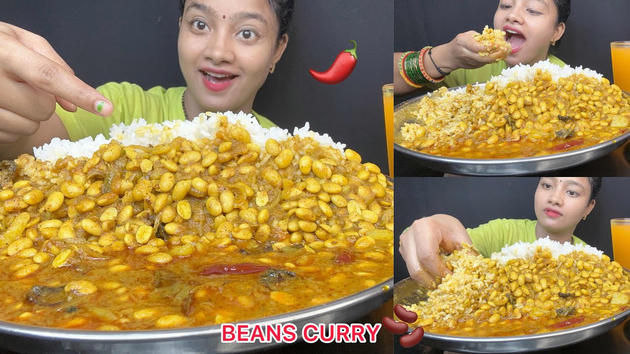BEANS CURRY WITH RICE 🫘🤤