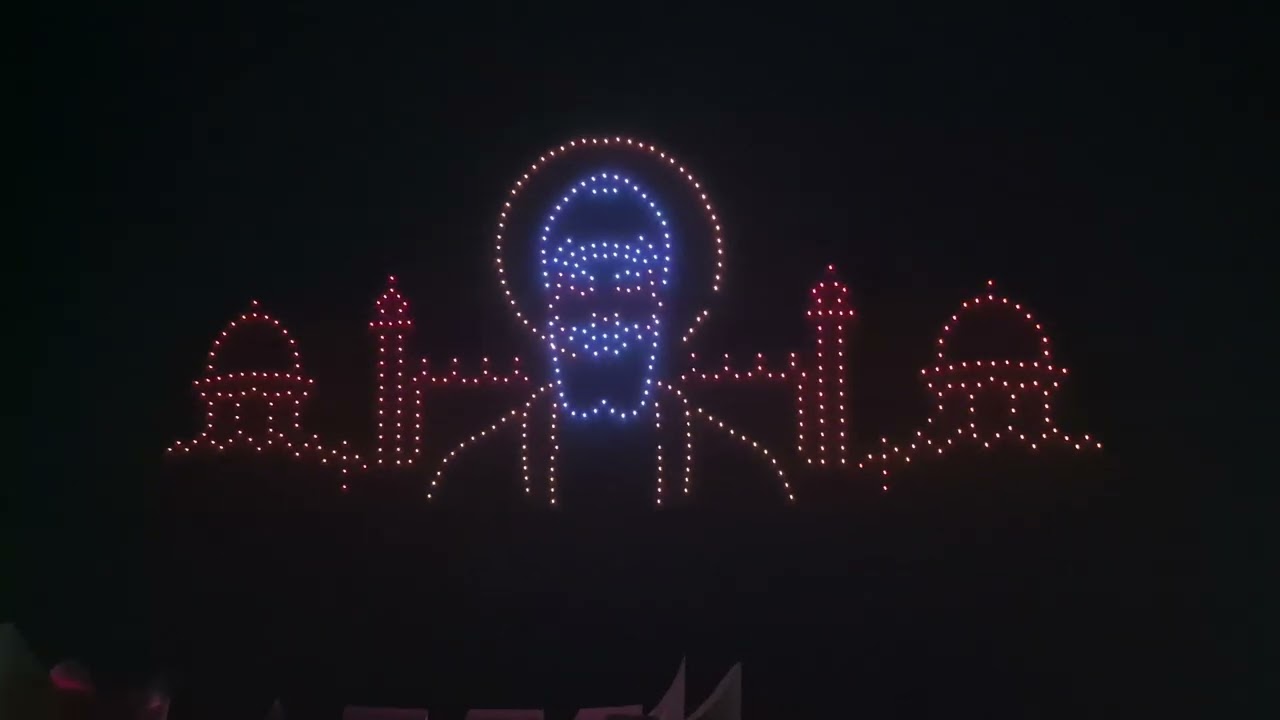 Drone show @  viraste khalsa 350 shahedi divis shri anand pur sahib. 