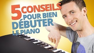 5 CONSEILS POUR BIEN DÉBUTER LE PIANO chords