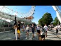 London Walking Tour | London South Bank Summer Walk 2021 | June Reopen | 4K