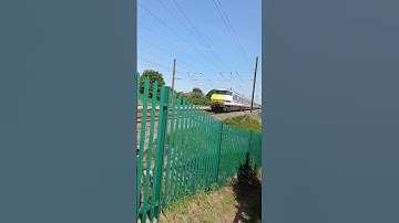 *tone* LNER I Intercity 225 class 91 passing Copmanthorpe