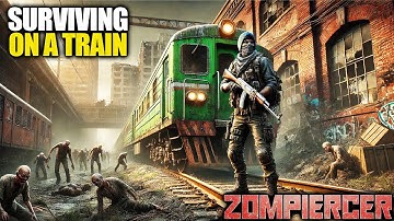 Day 1 of This AWESOME Train Survival Game | Zompiercer Gameplay | Part 1