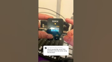 I hope this helps! Mono vs stereo. Merged vs split Rode wireless go II