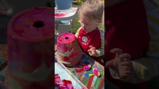 Paint an Easter Pot! #painter #art #easter #arttip #craft #eastercrafts #acrylicpainting #artist