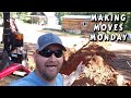 FELT LIKE DIGGING |tiny house, homesteading, off-grid, cabin build, DIY, HOW TO, sawmill, tractor