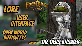EverQuest Legends The Devs Answer | EverQuest Legends Lore, UI, how Difficulty Mods Work